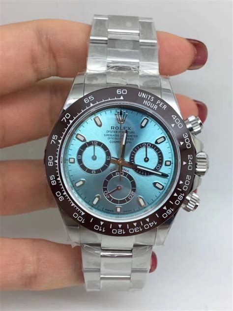 rolex daytona ice blue replica leather nand|real daytona rolex.